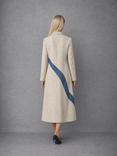 Load image into Gallery viewer, Azure Heritage Linen Coat Dress