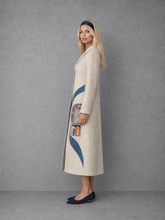 Load image into Gallery viewer, Azure Heritage Linen Coat Dress